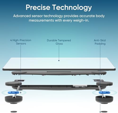 Bluetooth bathroom scale with 400 pound capacity — photo 3