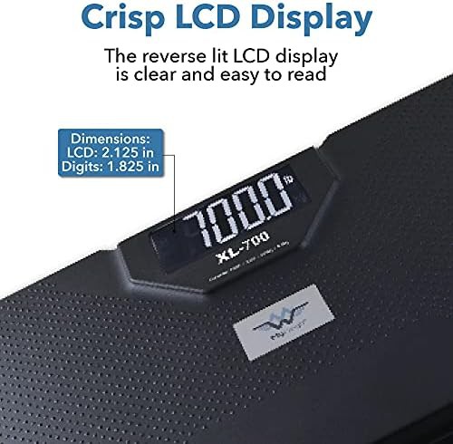 High capacity talking bathroom scale — photo 3