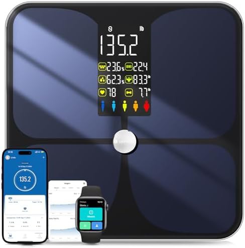 Large display fitness smart scale
