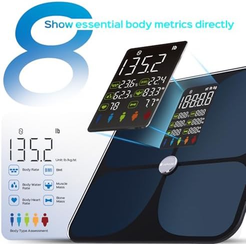 Large display fitness smart scale — photo 3