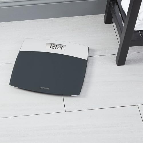Mixed metal stainless steel 440 lb bathroom scale — photo 3