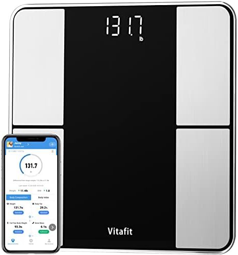 Black smart body composition monitor