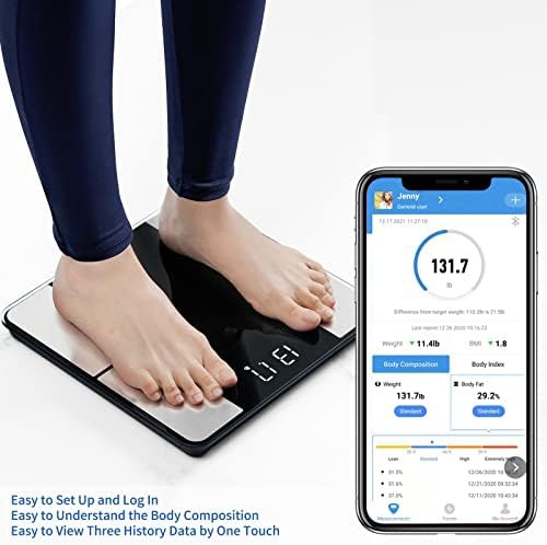 Black smart body composition monitor — photo 4