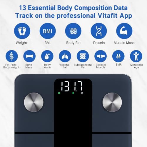 Black smart digital weight scale — photo 5