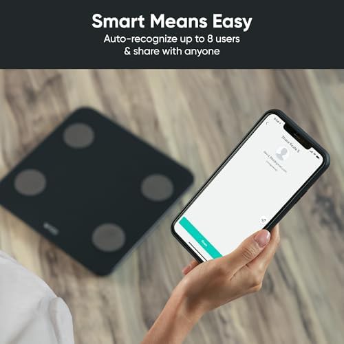 Black BMI body fat smart scale — photo 4