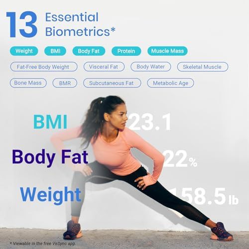 White Bluetooth smart scale for BMI and fat — photo 3