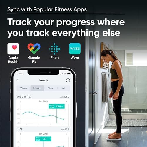 Black smart app sync scale — photo 3