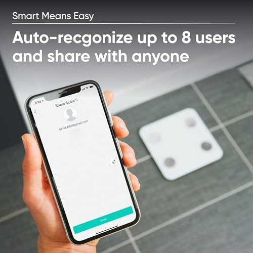 Black smart app sync scale — photo 4