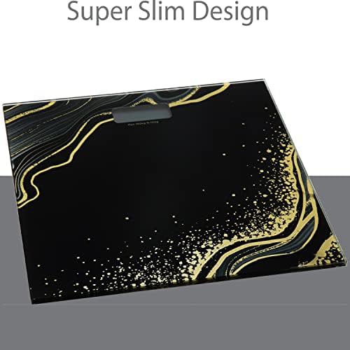 Black and gold tempered glass scale — photo 5