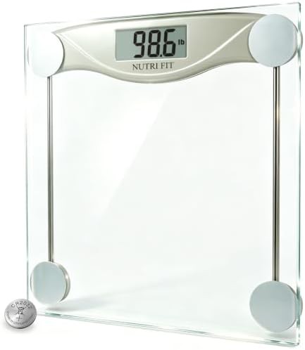 Digital bathroom scale for precision weighing