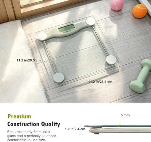 Digital bathroom scale for precision weighing — photo 4