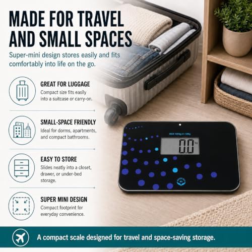 Mini travel scale trendy wave — photo 4