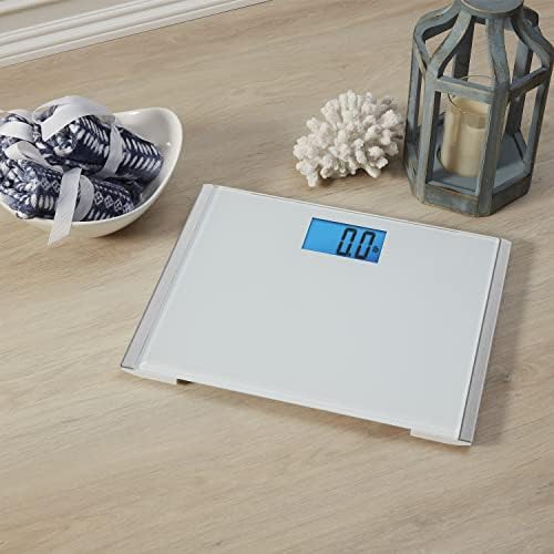 White wide body backlit digital scale — photo 5