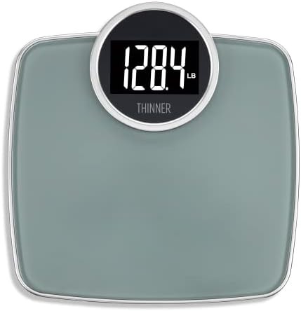 Thinner silver digital scale with backlight