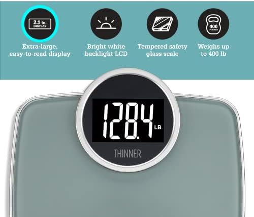 Thinner silver digital scale with backlight — photo 3