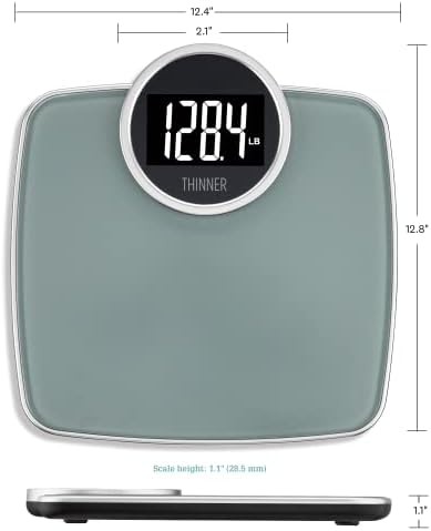 Thinner silver digital scale with backlight — photo 5