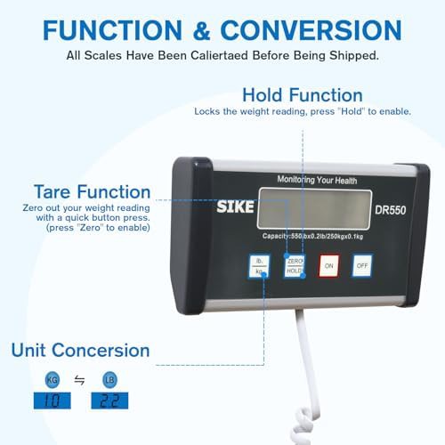 Digital physician scale with 550lb capacity — photo 3
