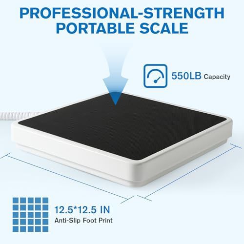 Digital physician scale with 550lb capacity — photo 4