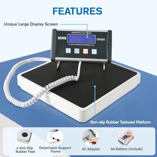 Digital physician scale with 550lb capacity — photo 5