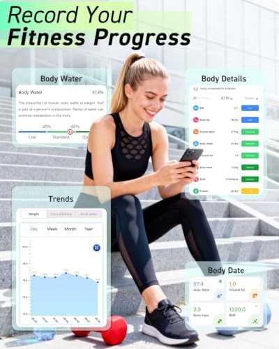 INSMART smart scale with BMI metrics — photo 3