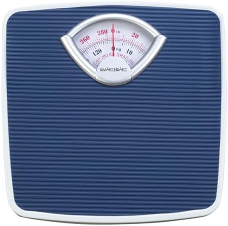 Analog body weight scale with non-slip surface