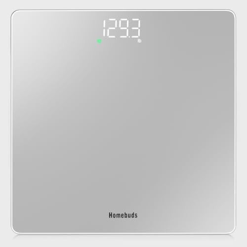 Clear glass precision digital weight scale