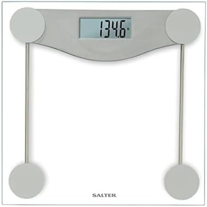 Clear e tech tempered glass bath scale