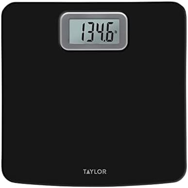 Black antimicrobial surface digital scale 400 lb
