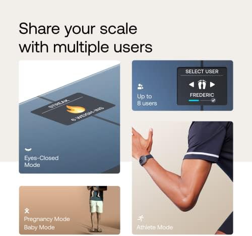 Smart body composition scale with baby mode — photo 5