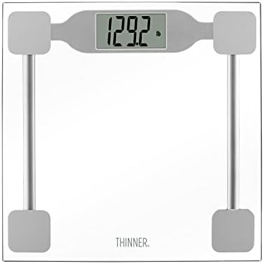Thinner clear tempered glass digital scale