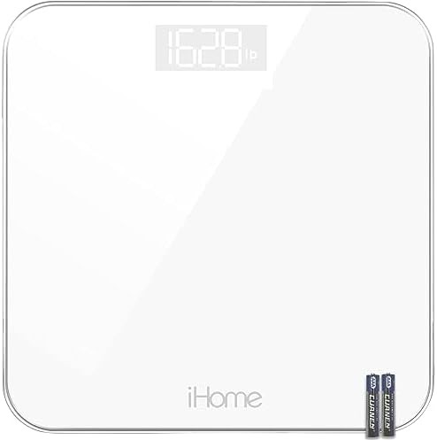 iHome white scale for body weight
