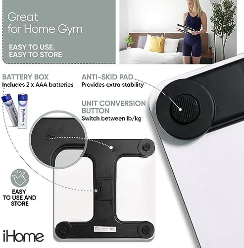iHome white scale for body weight — photo 3