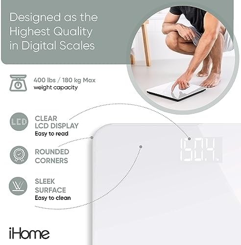 iHome white scale for body weight — photo 4