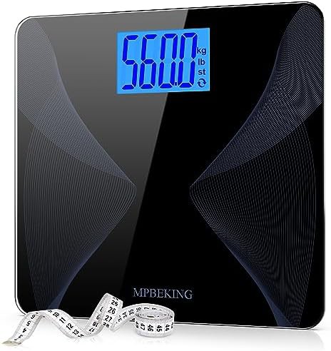 Black high capacity scale with extra large platform