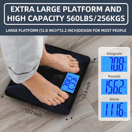 Black high capacity scale with extra large platform — photo 3