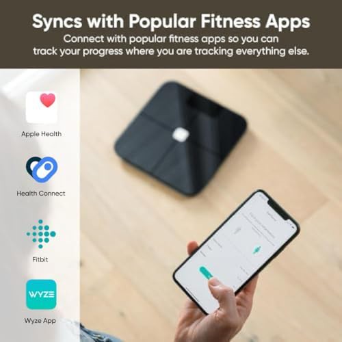 Black Bluetooth Body Analyzer Scale — photo 4