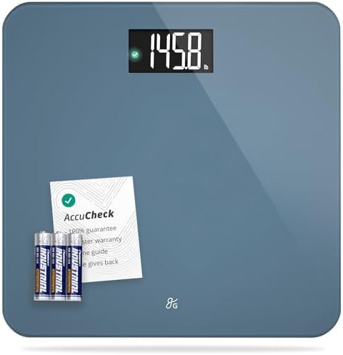 Stone blue digital scale for seniors