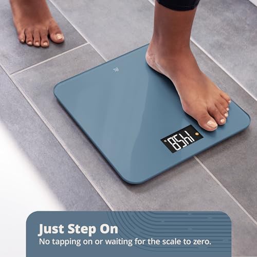 Stone blue digital scale for seniors — photo 4