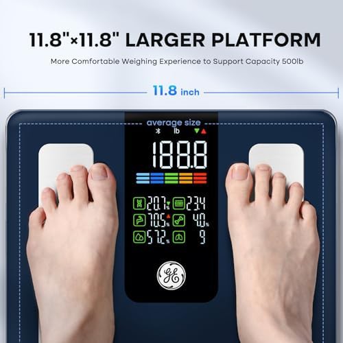 Smart body composition scale with large display — photo 3