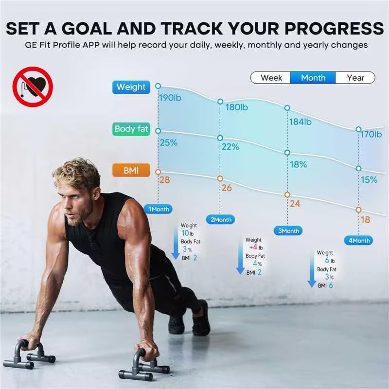 Smart body composition scale with large display — photo 4