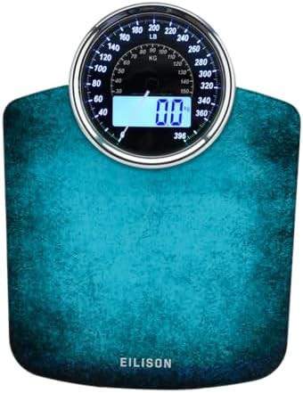 Hybrid scale with silver accent trim
