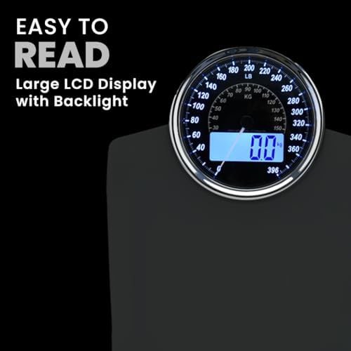 White dual display bathroom scale — photo 3