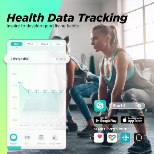 Smart fitness scale with eight electrode sensors — photo 3