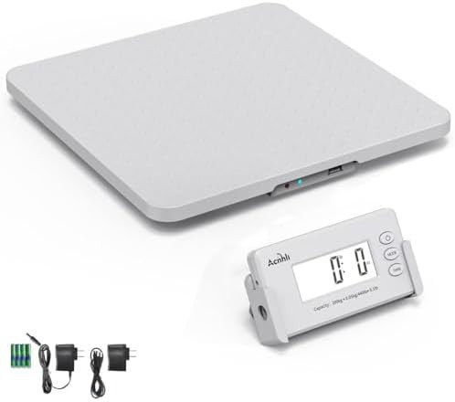 Ultra thin white medical floor scale