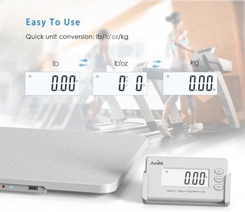 Ultra thin white medical floor scale — photo 4