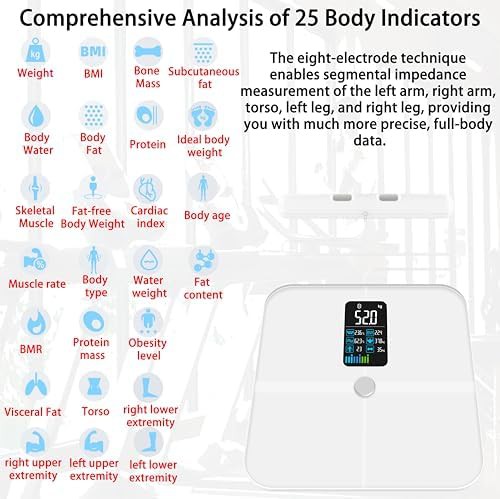 Eight electrode white smart scale — photo 3