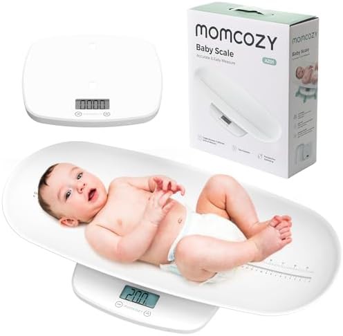 Baby and pet scale with tray