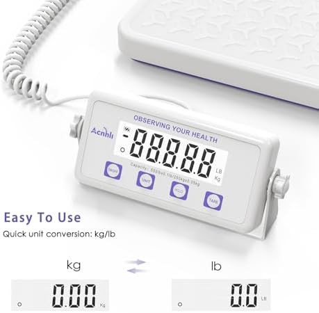 Heavy duty medical scale with adapter — photo 4
