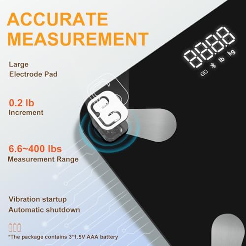 Professional body fat scale with LED display — photo 3