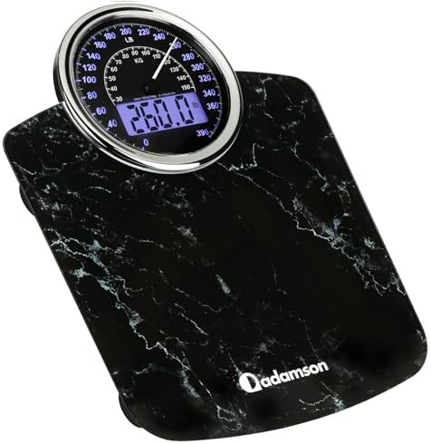 Analog digital combo backlit scale